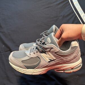 New Balance Blue and White Running Shoes